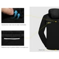 thumbnail image 6 of Little Donkey Andy Men's Lightweight Running Jackets Full Zip Hooded Sports Jacket for Winter Hiking Golf Casual Black S, 6 of 7