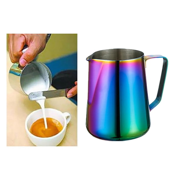 Jarra para espumar leche Espresso, de limpiar, taza para , espumador , jarra humeante Espresso para , cocina, 900ml sin escala perfecl Jarra para espumar leche