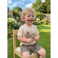 thumbnail image 3 of BemeyourBBs Toddler Baby Boys Summer Clothes Infant Baby Boy Hunting Outfit Camouflage Short Sleeve Crew Neck T Shirt Elastic Waist Pockets Shorts 2 Piece Set, 3 of 9