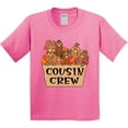 thumbnail image 3 of Inktastic Cousin Crew Cute Turkey Family Youth T-Shirt, 3 of 5