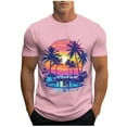 thumbnail image 2 of ZRGHAOYLQ Hawaiian Shirt for Men Big and Tall Cotton Short Sleeve Shirts Plus Size Crewneck Tshirt 2025 Trendy Hawaiian Graphic Tees, 2 of 5