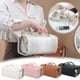 thumbnail image 1 of Bolsa de Maquillaje Grande, Plegable, Desmontable, Portátil, de Gran Capacidad, con 4 Compartimentos, Impermeable, Ideal para Viajes y Baño. Bolsa de Maquillaje Pequeña (1 Unidad)., 1 of 2