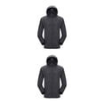 thumbnail image 4 of Qarigey Chaqueta de protección solar a prueba de viento unisex abrigo con capucha ropa XL negro Type2 NO2 Qarigey CBP224559, 4 of 5