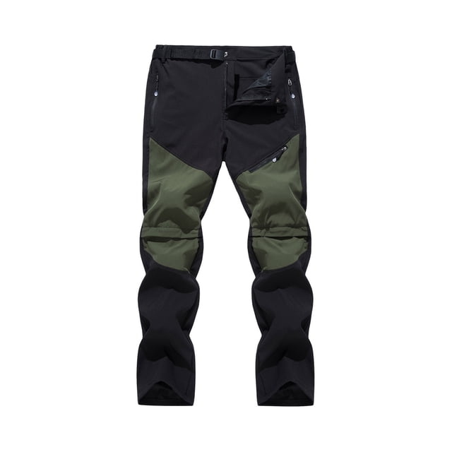 Aqestyerly Pantalon Cargo d'Extérieur Détachable pour Homme à Multiples Poches Pantalon de Sport Décontracté de Randonnée Bas Tactiques HWRETIE