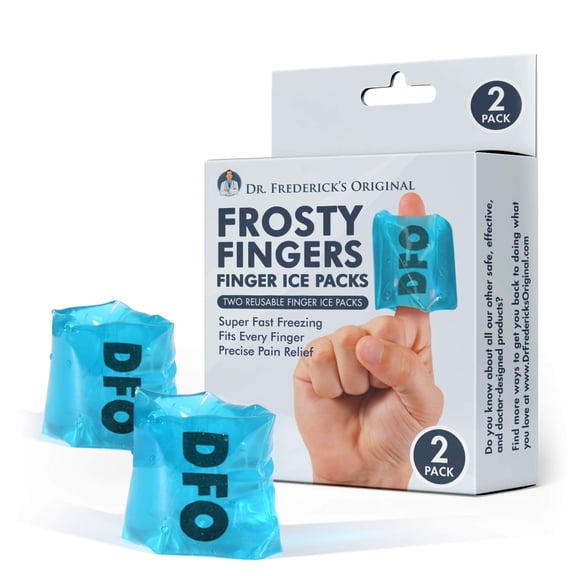 Dr. Frederick’s Original Frosty Fingers Ice Packs, Finger Pain Relief, 2 Pack