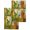 Yellow, variant on Abstract Yellow Kitchen Dish Towels for Drying Dishes Set of 2, Painting Buildings Geometric Modern Art Waffle Weave Microfiber Hand Tea Bathroom Towels Quick Dry & Absorbent Towel 15.7x23.6