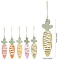 thumbnail image 3 of Easter Custom Name Tags, Wooden Carrot-Shaped Decorations, Engraved with Names, Durable & Reusable, Suitable for Toddlers/Kids/Teens, Ideal for Easter Bags/Gifts, 3 of 6