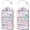 Stamp Seal, variant on 2 Pcs Luggage Tags for Suitcase, Cute Unique PU Leather Travel Bag Tag with Privacy Cover ID Label Address Card and Durable Metal Ring Suitable for Men Women Children Backpack,Flower and Black Cat