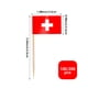 thumbnail image 2 of Banderitas para palillos AhfuLife, 200 piezas, Suiza, doble cara, 2 of 7