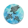 thumbnail image 2 of WIRESTER 7.88 in Round Mouse Pad with Non-Slip Rubber Base for Computers, Laptop, Office & Home - Ocean Sea Turtles, 2 of 5