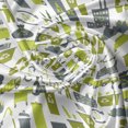 thumbnail image 7 of Ambesonne Ecology Valance & Curtain, Simple Bins and Symbols, 55"x24", Yellow Green Grey and White, 7 of 7