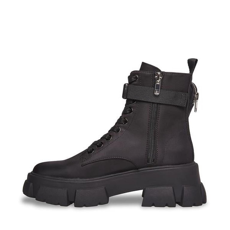 Steve Madden Thora-P Ankle Combat Boots with Removable Pouch  display picture 3