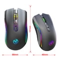 thumbnail image 6 of ametoys T69 2.4G Wireless Mechanical Gaming Ergonomic Design 650mAh Battery Capacity 7 Programmable Buttons 10 Million Keystroke Lifetime 4800DPI, 6 of 7
