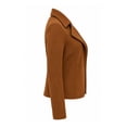 thumbnail image 3 of Chamarra George para Dama, con Cuello Solapa Café Talla G, 3 of 4
