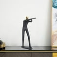 thumbnail image 3 of Deportes Escultura Estantería Estantería Estatua Decoración Adornos Tiroteo Sunnimix Figurilla abstracta, 3 of 7