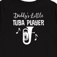 thumbnail image 4 of Inktastic Future Tuba Player (Daddys Little) Boys or Girls Long Sleeve Toddler T-Shirt, 4 of 5