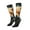 2 Black-1, variant on Women Crew Soft Moisture-wicking Socks Floral Fox Pattern Design Cotton Socks, One Size fit All