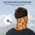thumbnail image 4 of Neck Gaiter Face Cover Scarf, Cute Juicy Red Orange Soft Face Sun Mask Cover Scarf Headband Cooling Sweat Absorbing Bandanas Hiking Cycling Running, 4 of 7