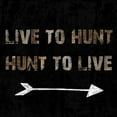 thumbnail image 3 of Lewis, Sheldon 12x12 Black Modern Framed Museum Art Print Titled - Live To Hunt, 3 of 5