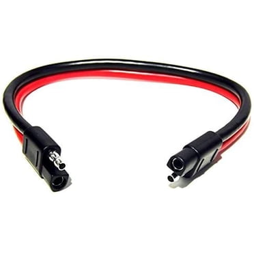 2 Wire Connectors Quick Connect SAE 2Pin Quick Connection DisconnectioCable 14AWG SAE Extension Cable Wire For Solar Panel Power Connection Pig Tail Extensions