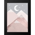 thumbnail image 2 of Urban Epiphany 18x24 Black Modern Framed Museum Art Print Titled - Blush Pink Grey Mountains 2, 2 of 5