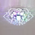 thumbnail image 2 of Modern Led Flower Crystal Ceiling Chandelier 9W Decor Lamp Light Decor (Color Light), 2 of 9