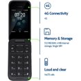 thumbnail image 5 of Original Nokia  (N139DL)  2720 Flip GSM 4G/5GLTE   KaiOS   MicroSDHC Unlocked Cellphone Refurbished, 5 of 5