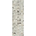 thumbnail image 3 of SAFAVIEH Studio Leather Rozanne Geometric Area Rug, Grey, 3' x 5', 3 of 6