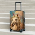 thumbnail image 5 of Rainbow White Horse Luggage Cover Anti Scratch, Elastic Suitcase Protector Suitcase Covers for Luggage Fits 18-32 Inch Luggage, 5 of 5