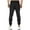 Black, variant on Honeeladyy Men's Sweatpants with Zipper Pockets Tapered Joggers for Men Athletic Pants for Workout, Jogging, Running Dress Pants for Men