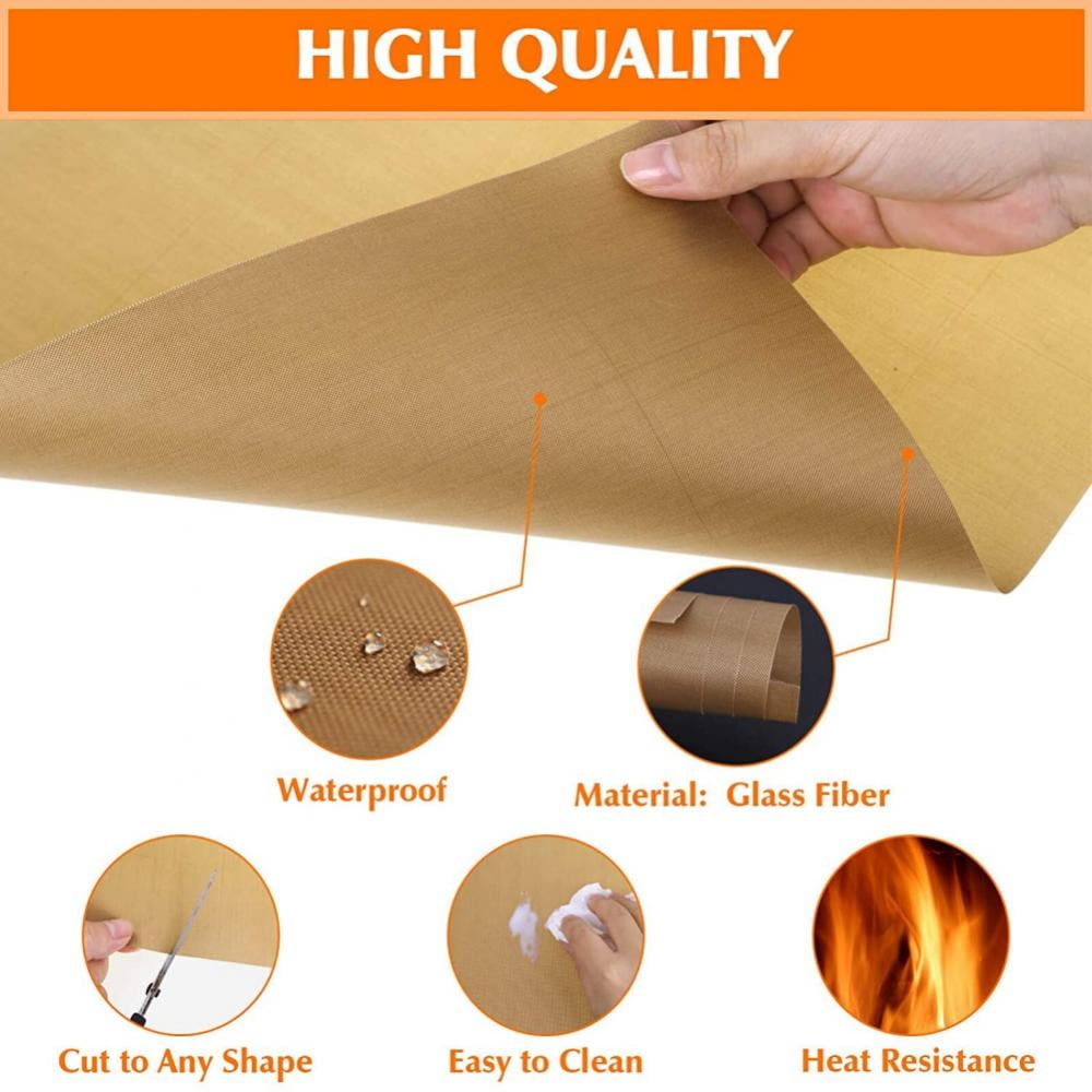 Teflon Nonstick Heat Press Transfer Sheet Mat Reusable HEAVY DUTY Waterproof 