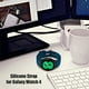 thumbnail image 4 of Banda de silicona para Samsung Galaxy Watch4 Smart Watchband Strap (Azul oscuro), 4 of 5