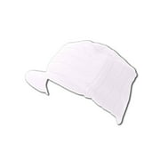 Flat Top  Cap - Stylish cap from MG - White