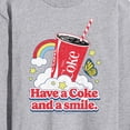 thumbnail image 3 of Coca-Cola - Have A Coke And A Smile - Men's Long Sleeve T-Shirt, 3 of 5