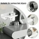 thumbnail image 5 of Soporte autoadhesivo de pared para secador de pelo | Organizador metálico para secador | Ahorra espacio en el baño y el dormitorio | Incluye adhesivo de montaje, 5 of 6