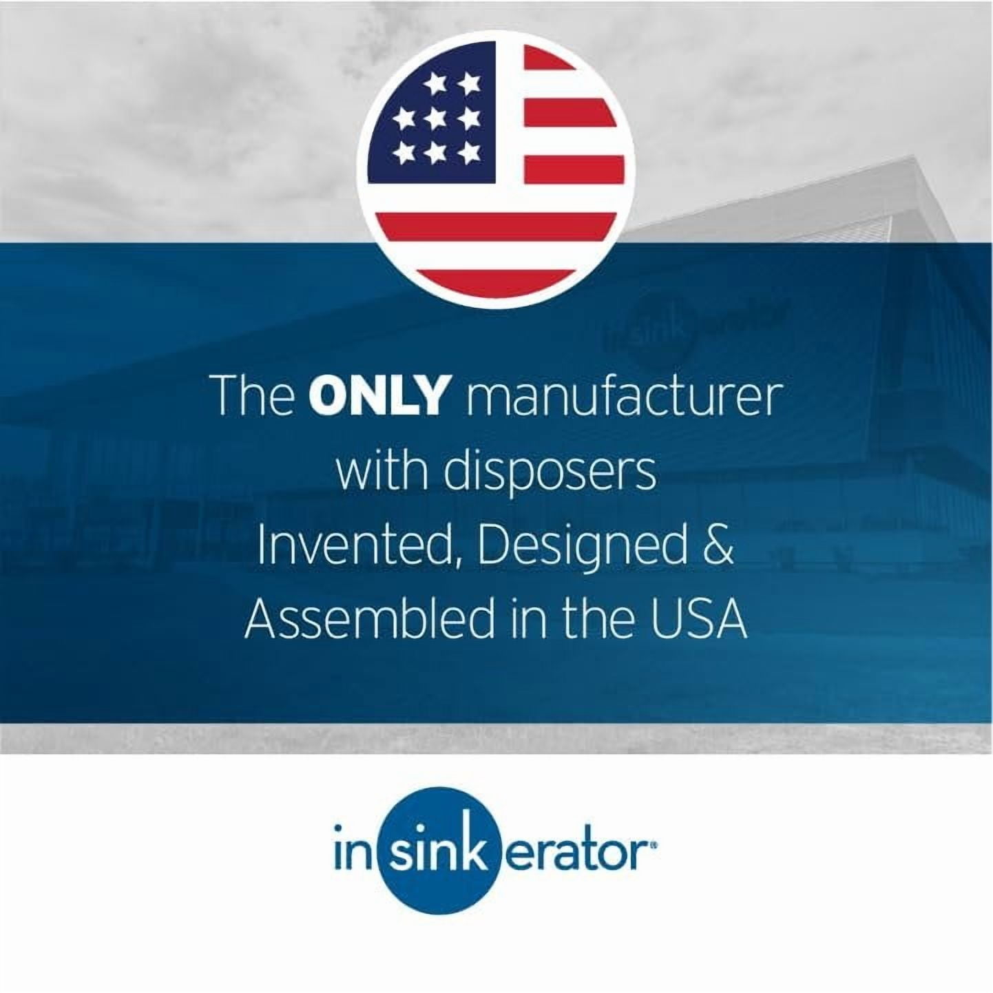 InSinkErator Badger 1 CORD 1/3 HP Continuous Feed Garbage Disposal with Power Cord