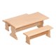 thumbnail image 1 of Mini Modelo de Muebles ANGGREK Banco de Mesa Largo de Casa de Muñecas de Bricolaje de Madera No Tóxica, 1 of 8