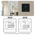 thumbnail image 7 of Thermostat WiFi Smart Intelligent Thermostat Temperature Controller for Electric Heating Equipment LCD Display  Button Programmable App Remote Control Underground Heating for Home Office School Hotel, 7 of 7