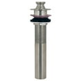 thumbnail image 2 of Westbrass D410-12-26 Lift and Turn Lav Drain with No Overflow Holes - Polished Chrome, 2 of 2