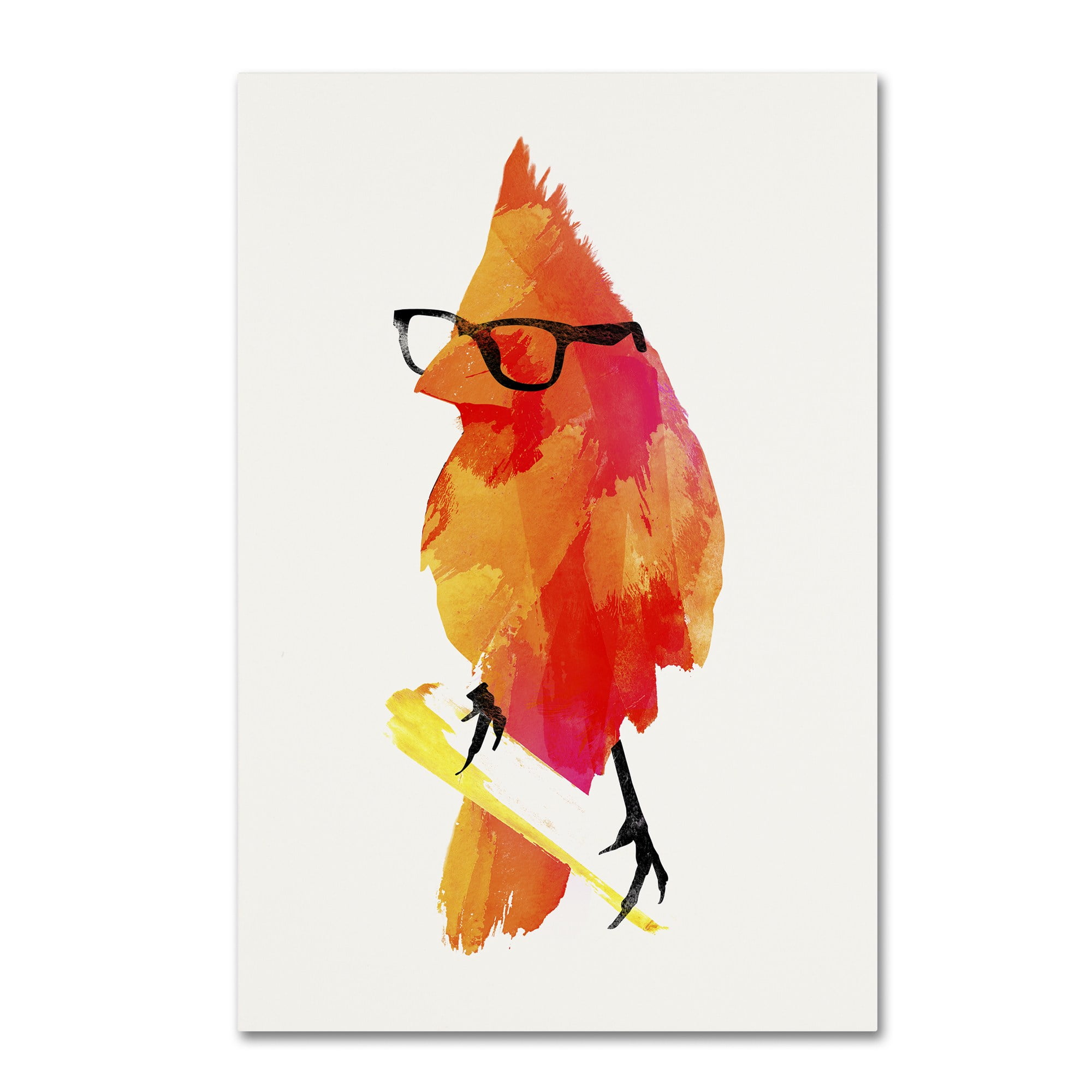 Trademark Fine Art 'Punk Birdy' Canvas Art by Robert Farkas