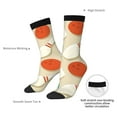 thumbnail image 4 of Zeuib Vintage Bowling High-Performance Moisture-Wicking SocksmDurable, Breathable, Anti-Odor, Cushioned Support, Non-Slip Heel Tab-One Size, 4 of 5