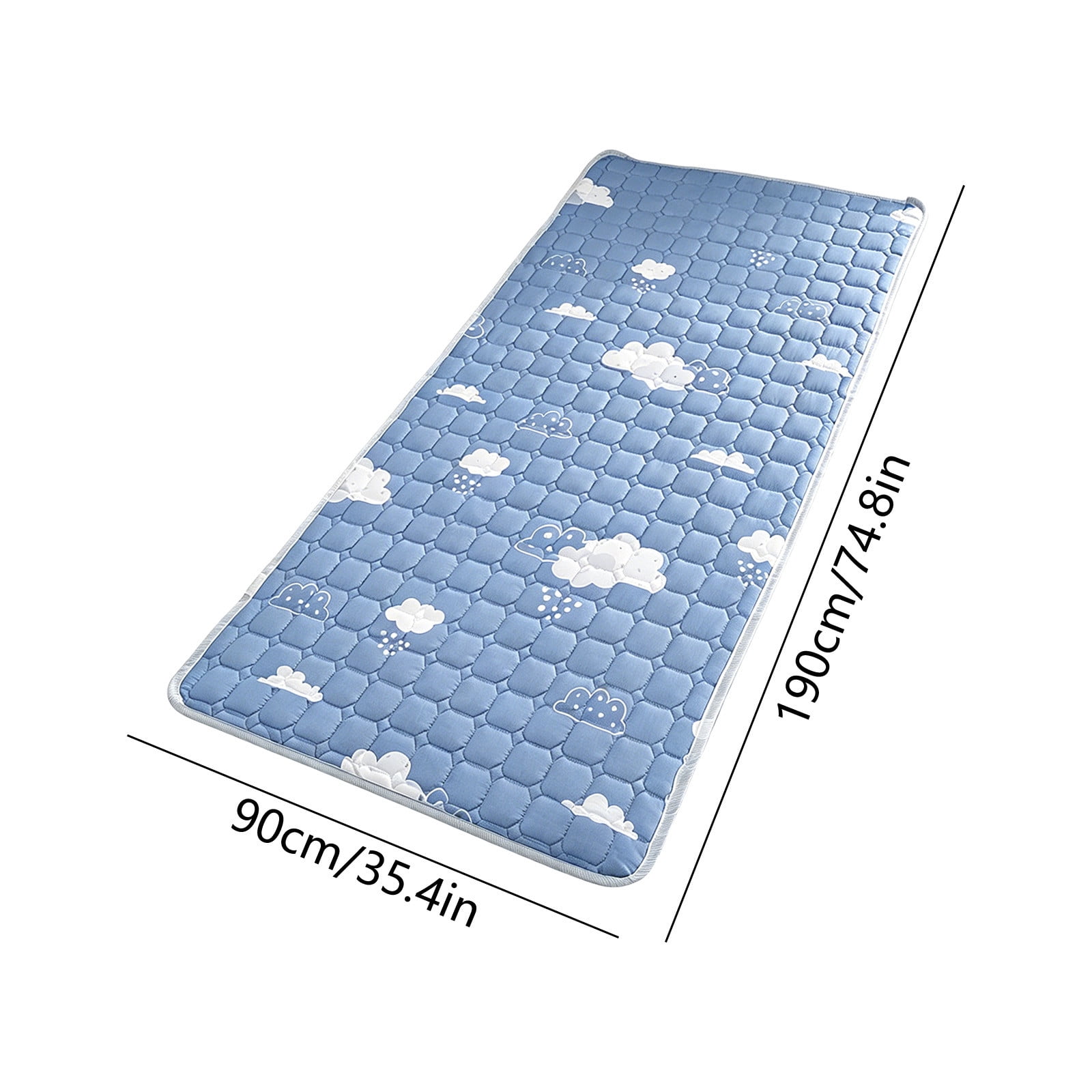 Mattress Protector Non Slip Thin Bed Pad Quilted Fitted Mattress Cover Washable Bed Topper Dorm Room Home Bedroom Guest Room Smooth Sleep Bedding Mattress Pad Bedroom Dorm Guest Room Mattress Topper