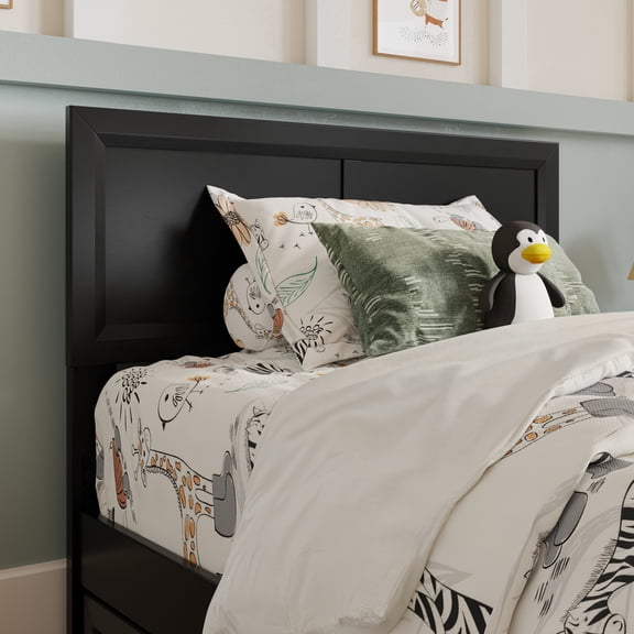 Sophia Twin Solid Wood Headboard in Black