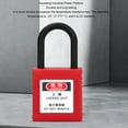 thumbnail image 4 of Padlocks, Lightweight Insulating Industrial Plastic  Durable Self Bounce Lock Beam Anti Loss With 1 Key For Industry, 4 of 8