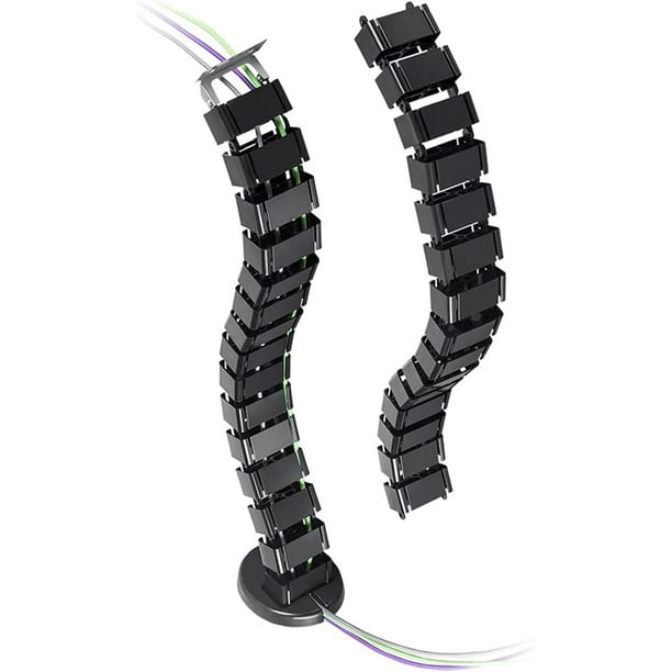 Cable Management Spine - Organisateur de cordon de bureau pour cordons sûrs  et organisés