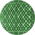 thumbnail image 1 of Ahgly Company Indoor Round Persian Emerald Green Traditional Area Rugs, 6' Round, 1 of 4