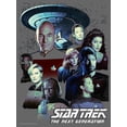 thumbnail image 2 of Girl's Star Trek: The Next Generation Starfleet Classic Color Crew Poster Graphic Tee Black X Large, 2 of 4