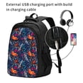 thumbnail image 2 of Daiia Tropical Flower Pattern USB Charging Backpack for Men and Women, Anti-Theft Backpack,Travel Backpack,School Backpack,College Backpack,Laptop Backpack, 2 of 7