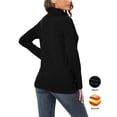 thumbnail image 5 of Asklazy Women's Turtleneck Sweater Long Sleeve Cozy Warm Casual Lightweight Soft Pullover Jumper Tops,US Size,Black,M, 5 of 9