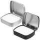 thumbnail image 1 of cajas portátiles para paletas de acuarela con 24 compartimentos, lata de hierro vacía para viajes y bocetos al aire libre., 1 of 5